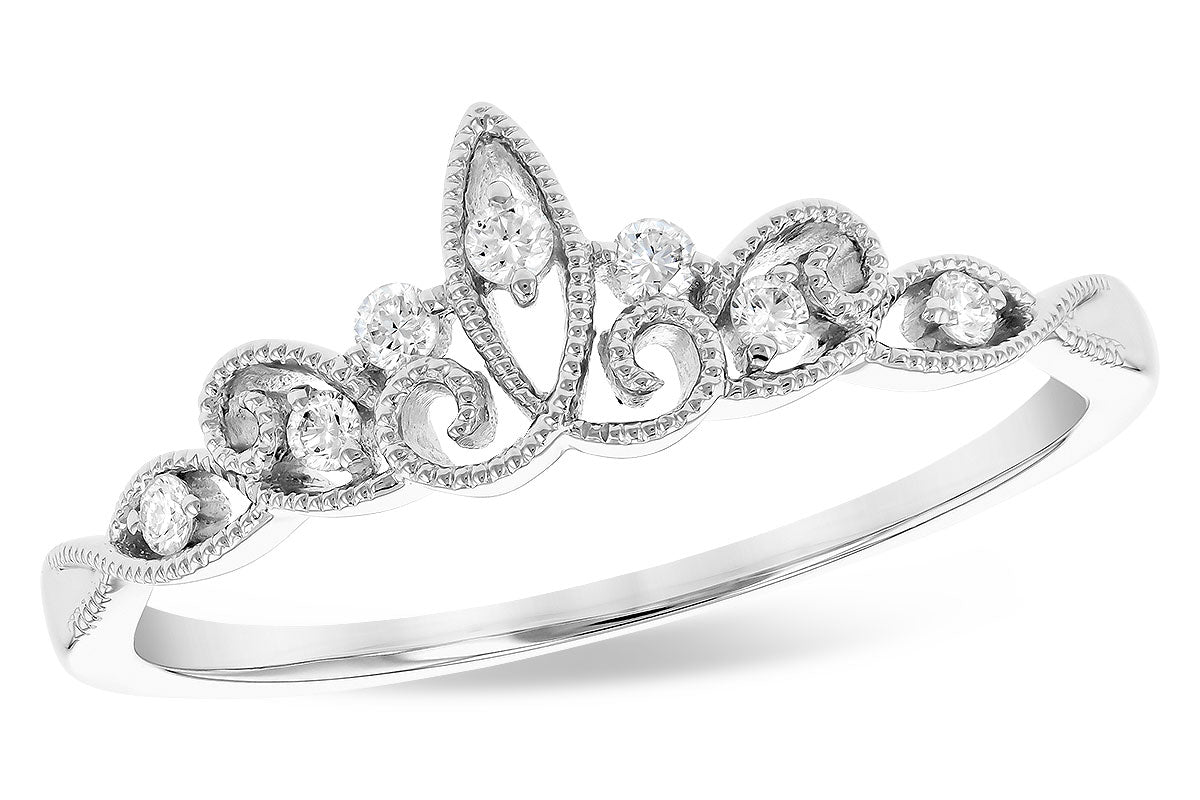 14KW Diamond Tiara Ring