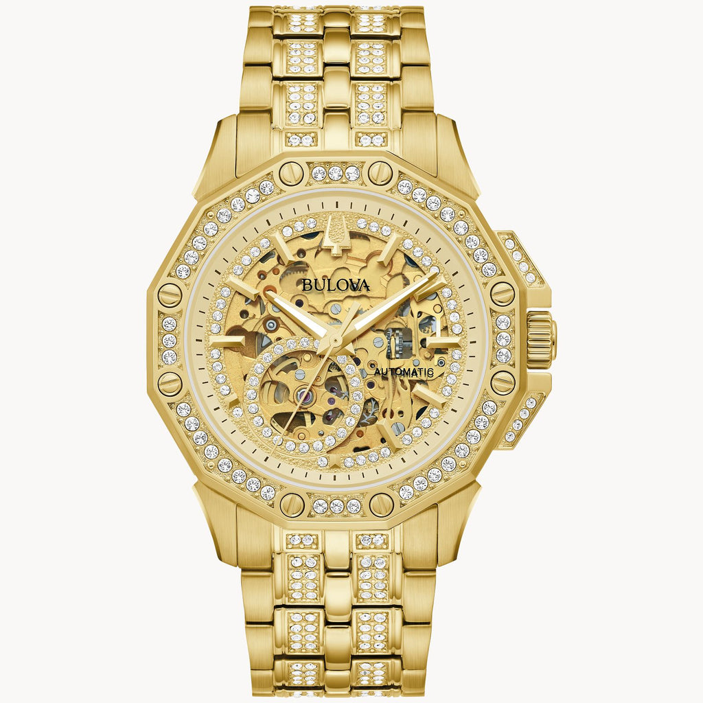 Mens bulova sale diamond watch