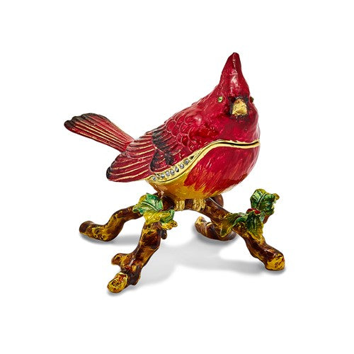 Cardinal Charlie Trinket Box