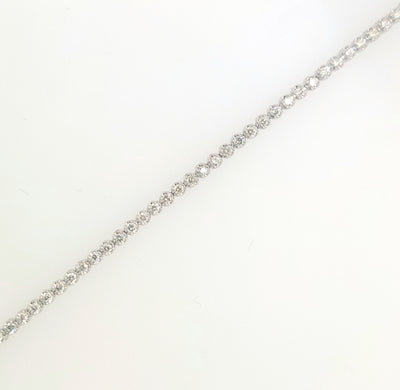 14KW 1.00ctTW H-I/VS1-SI1 RBC Diamond Tennis Bracelet Length:7in