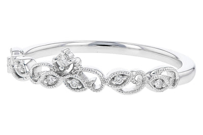 14KW 0.04ctTW Diamond Wedding Band