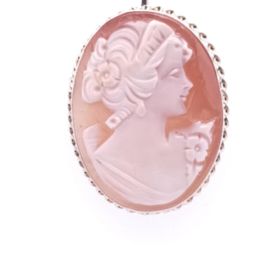 14KY Oval Cameo Pendant & Brooch