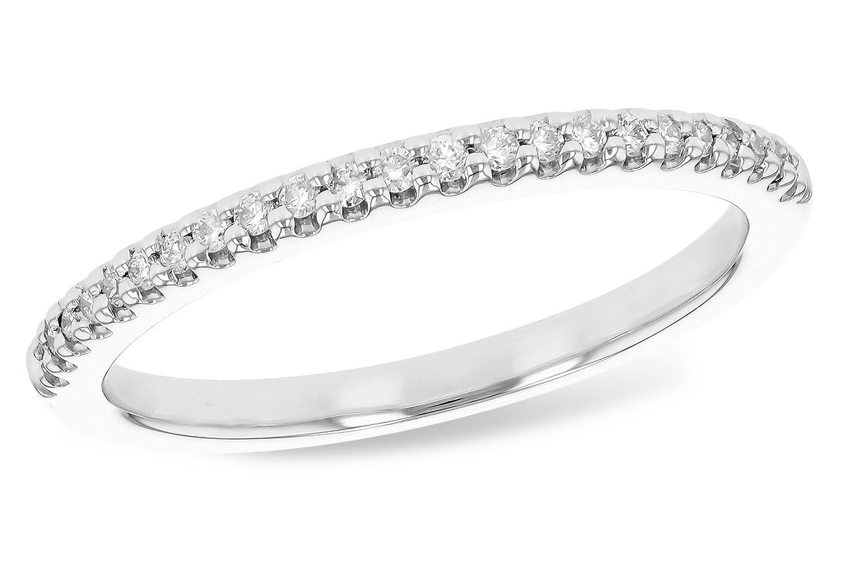 14KW 0.14ctTW Diamond Wedding Band (Size 7)