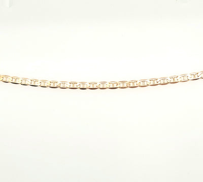 14KY 3.3mm Anchor Link Bracelet 8.25 inch