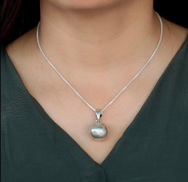 Sterling Silver Musical Ball Pendant (Chain not included)