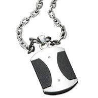 Triton Dia Dog Tag w/Chain