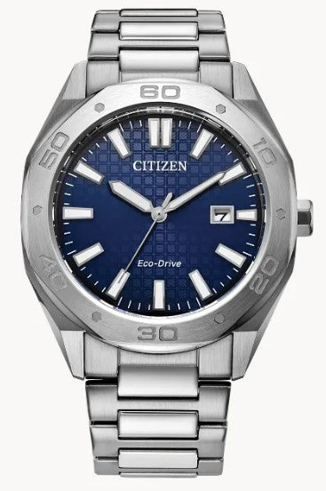 Gent's Citizen Eco-Drive "Odyn" Watch with Dark Blue Dial