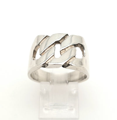 SS Chain Link Ring Size:10