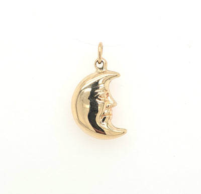 14KY Moon Charm 1.0g