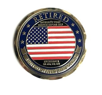 US Air Force Retired Challenge Coin