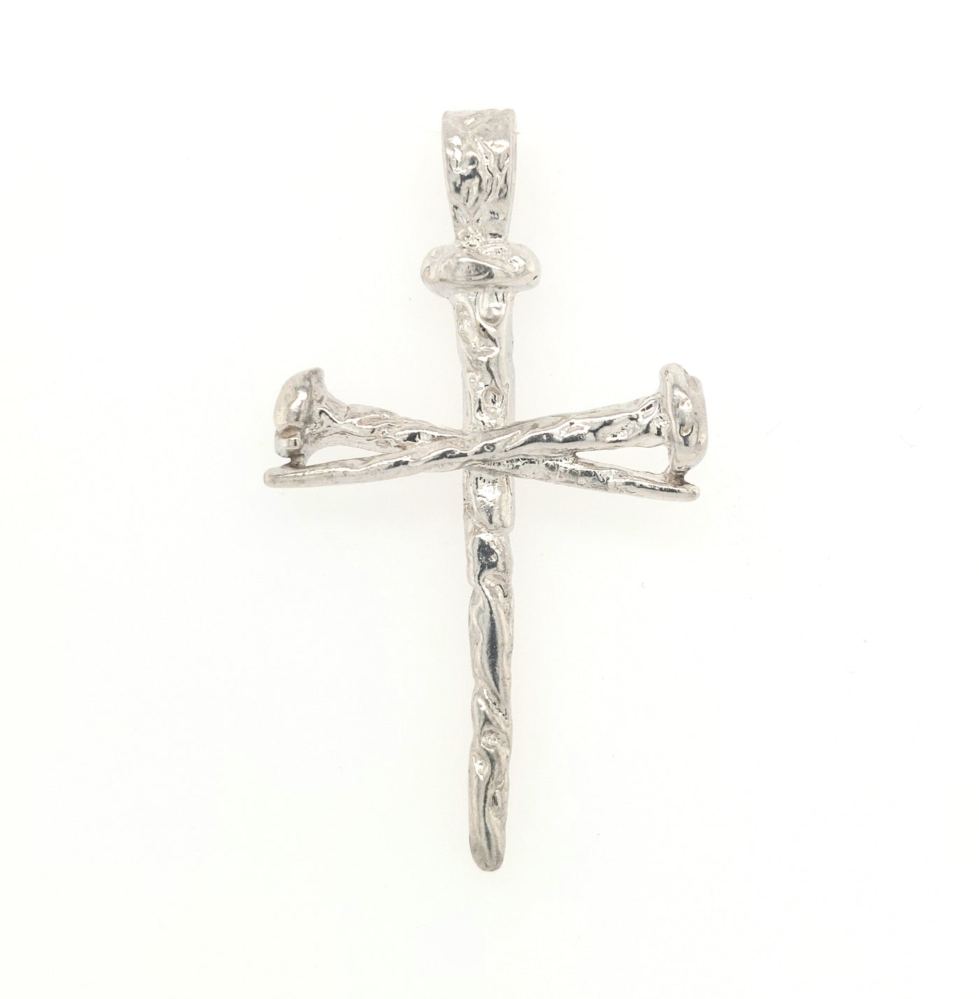 SS Nail Cross Pendant