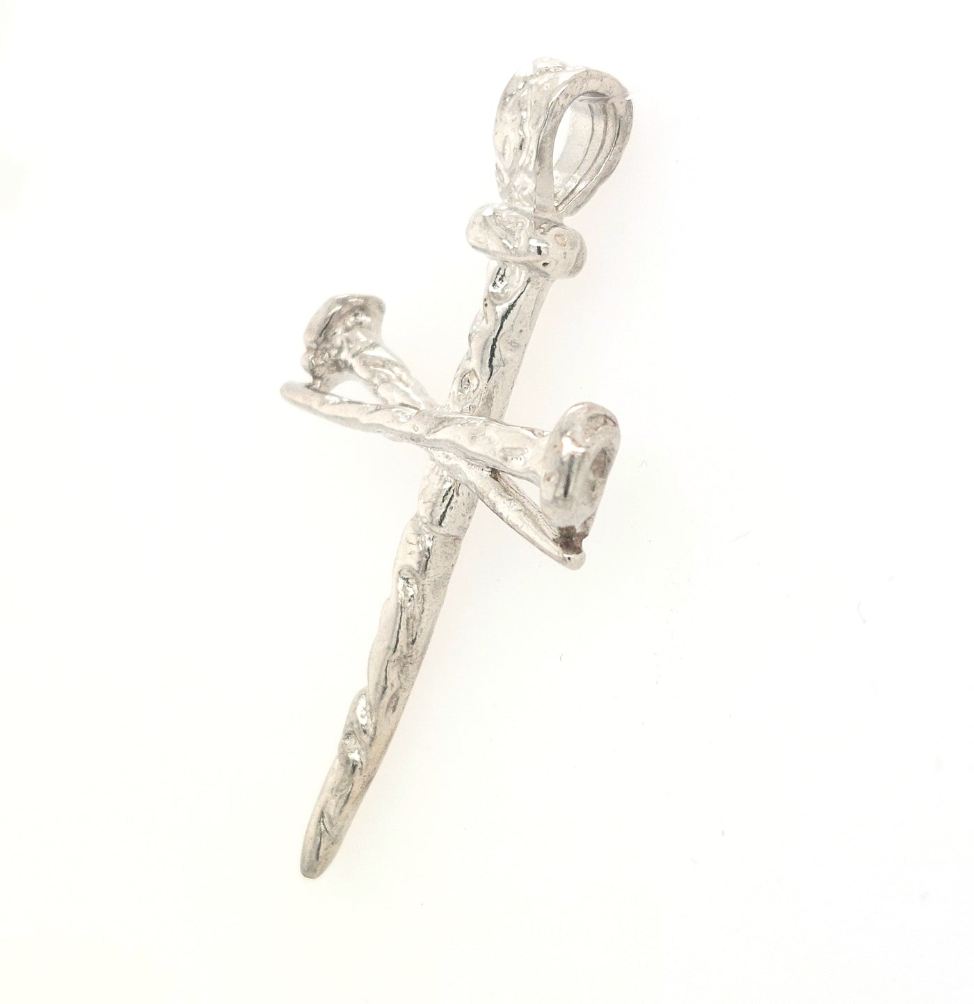 SS Nail Cross Pendant