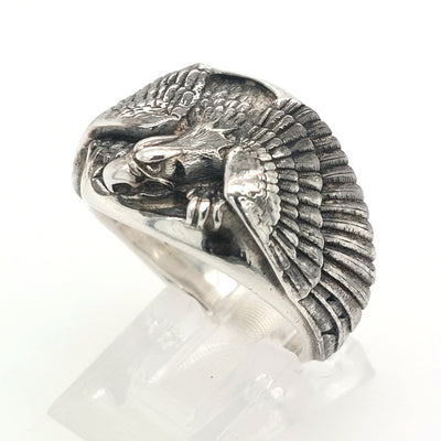 SS Stealth Eagle Ring Size:8.50