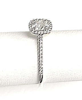 14K White Gold 0.50ctTW RBC Diamond Engagement Ring
