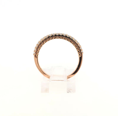 14K Rose Gold Diamond Wedding Band