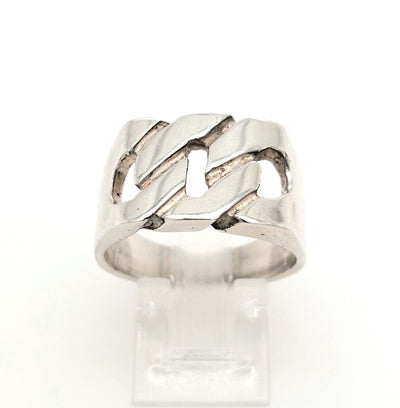 SS Chain Link Ring Size:10