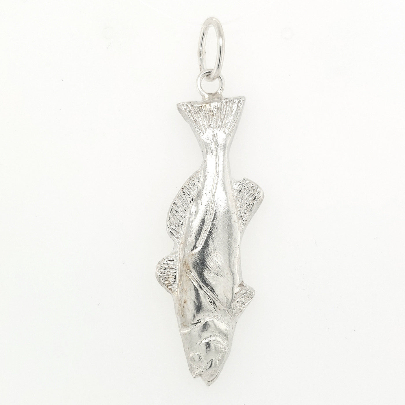 SS Red Fish Pendant