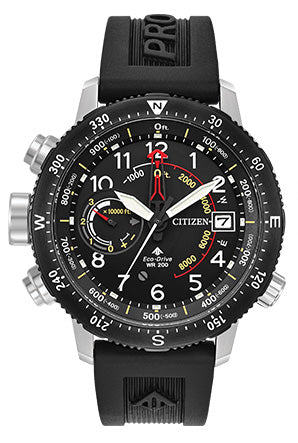 Gent's Citizen Eco-Drive "Promaster Altichron" Watch Polyurethane Band