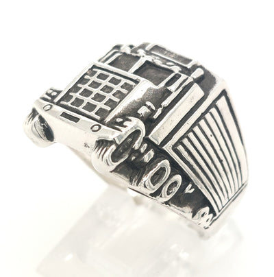 SS 18-Wheeler Ring Size:10.50