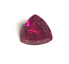 7.5mm Trillion Lab Created Ruby 2.20ct