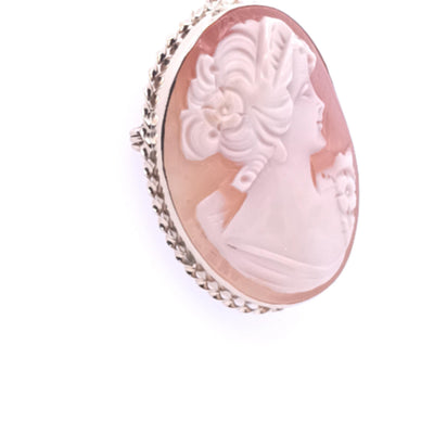 14KY Oval Cameo Pendant & Brooch