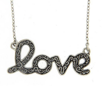 Sterling Silver "Love Necklace"