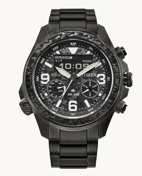 Gents Citizen "Promaster Land U822" Watch Black Camouflage Dial