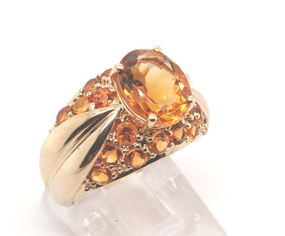 14KY Citrine Fashion Ring