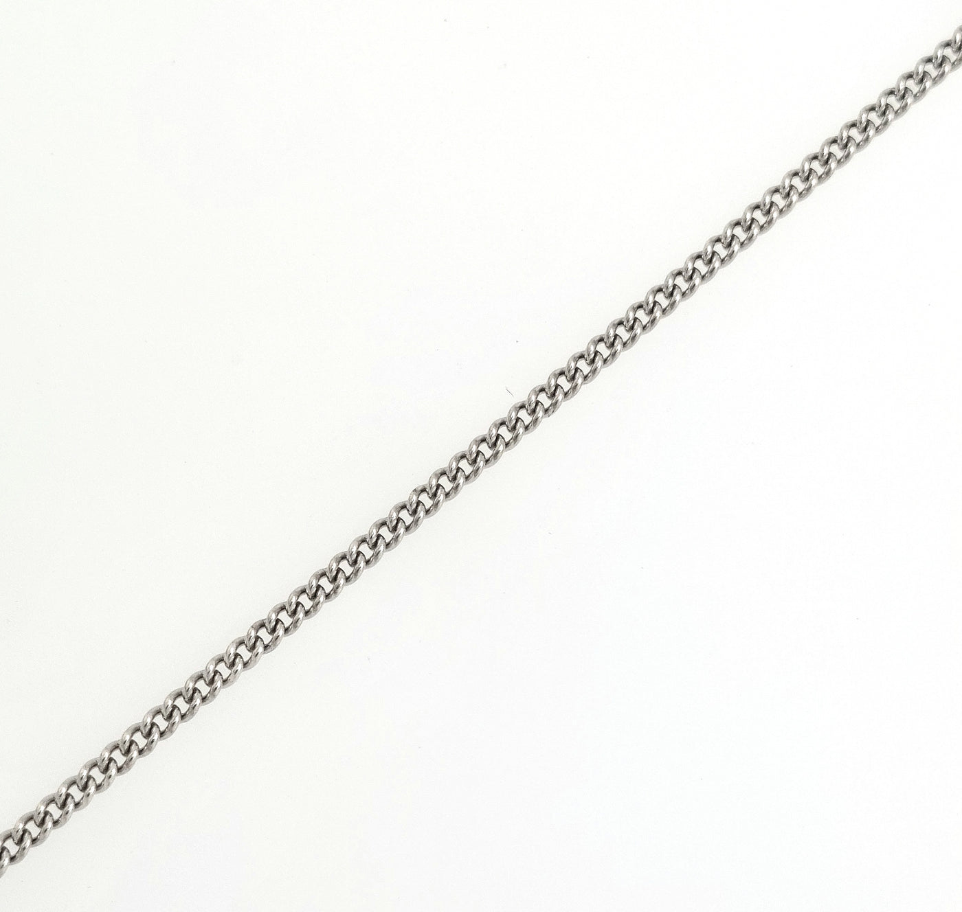 SS Curb Chain 1.5mm Length:18.25in