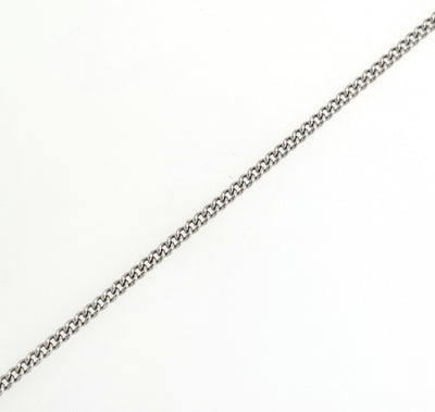 SS Curb Chain 1.5mm Length:18.25in