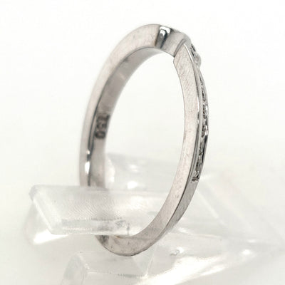 18KW Contoured Diamond Wedding Band