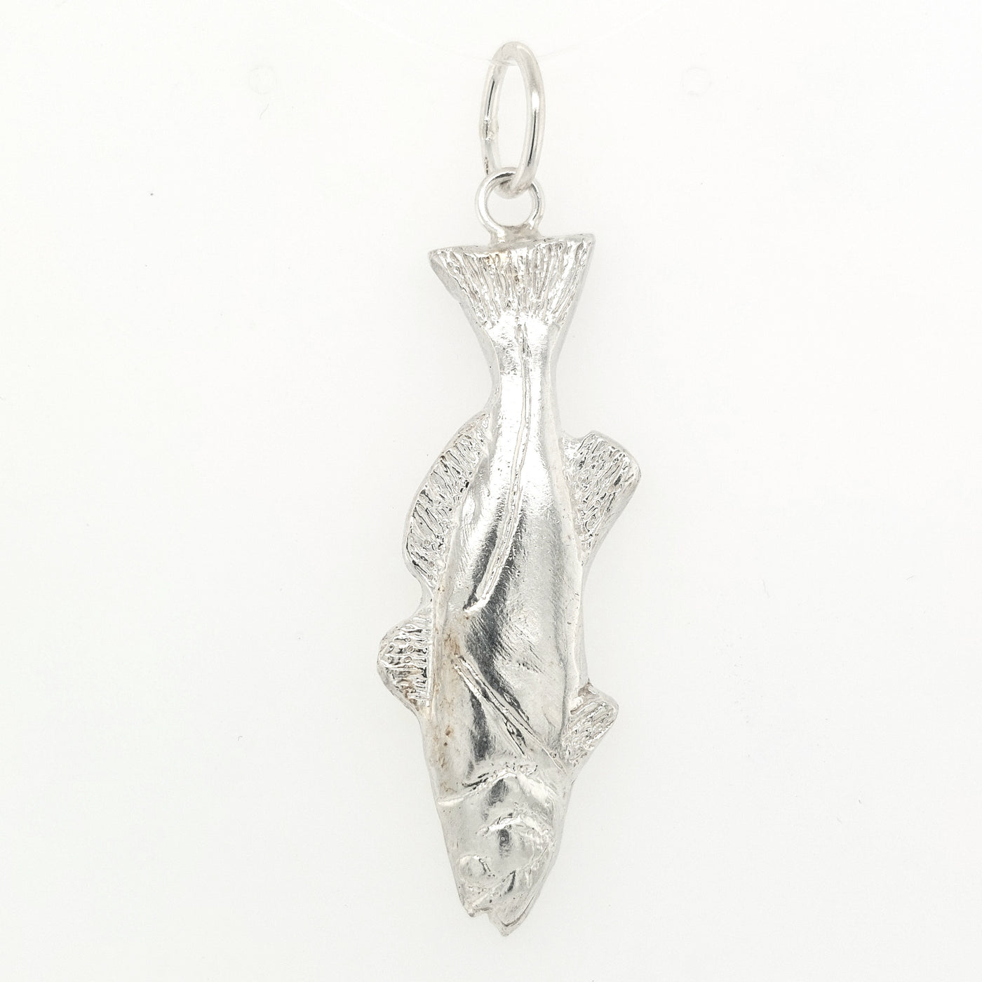 SS Red Fish Pendant