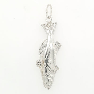 SS Red Fish Pendant