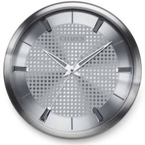 Silver Round Citizen Wall Clock