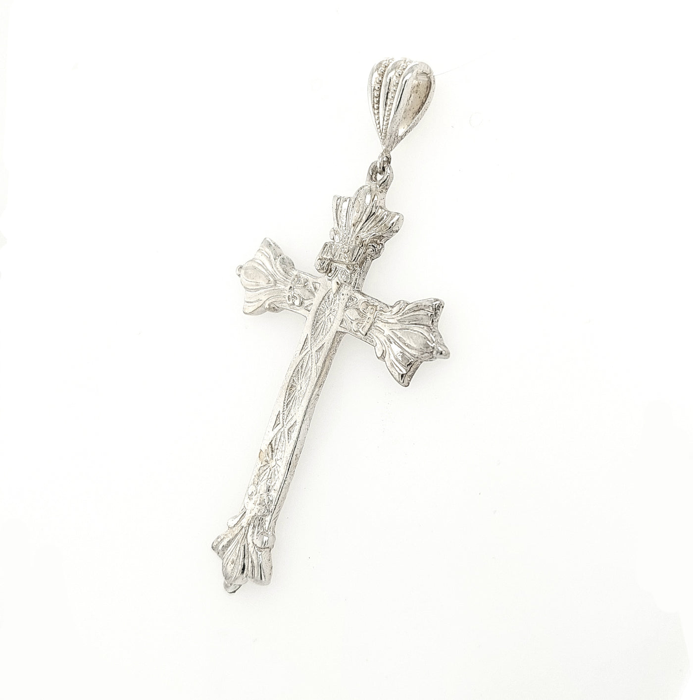 SS Ornate Cross Pendant