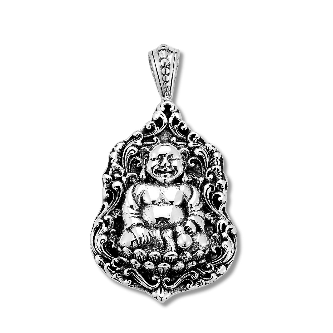 Sterling Silver Buddha Pendant