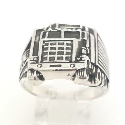 SS 18-Wheeler Ring Size:10.50