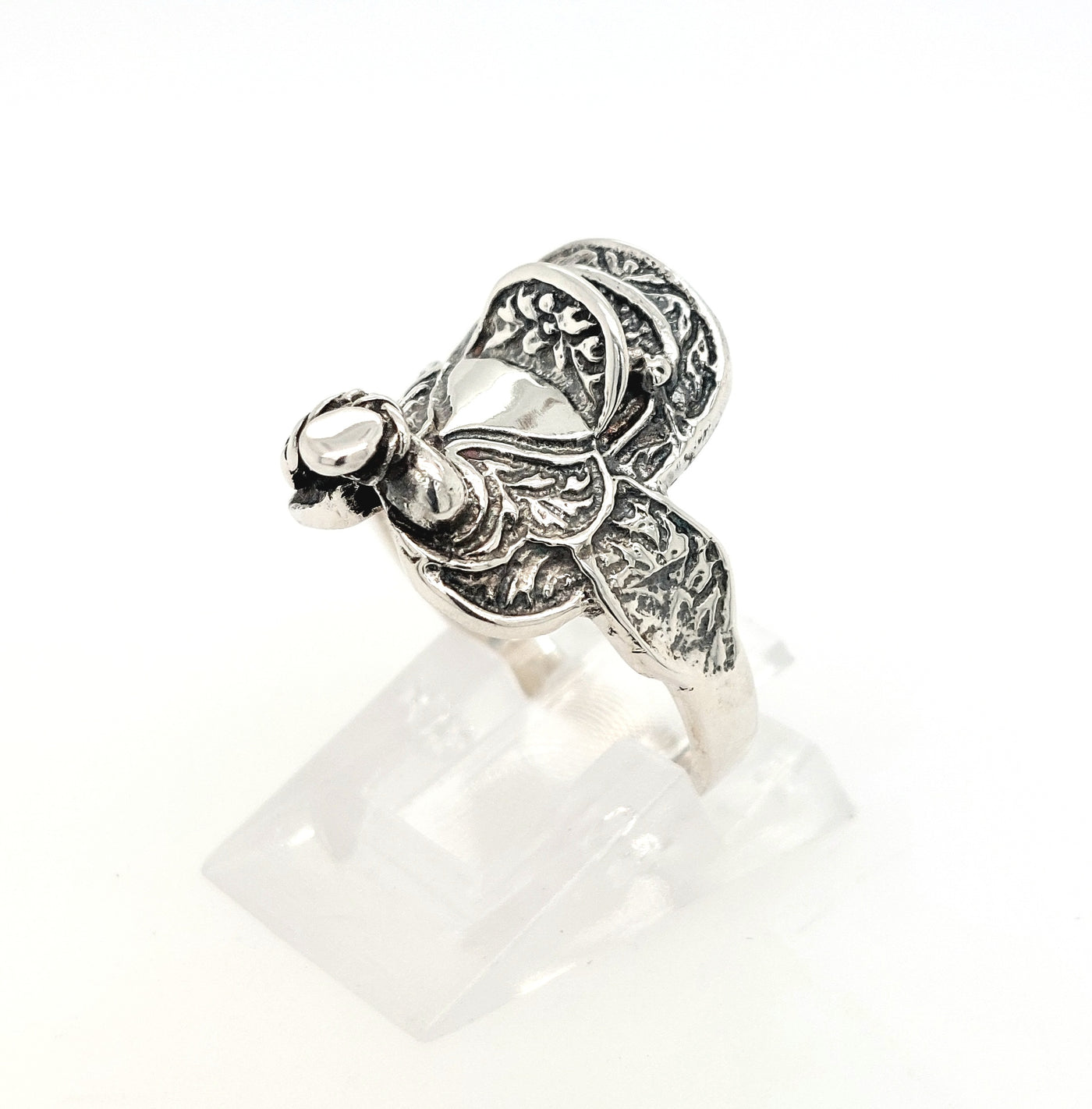 SS Lady's Rodeo Western Saddle Ring Size:6.50