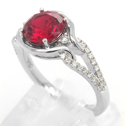 14KW Chatham Ruby Ring