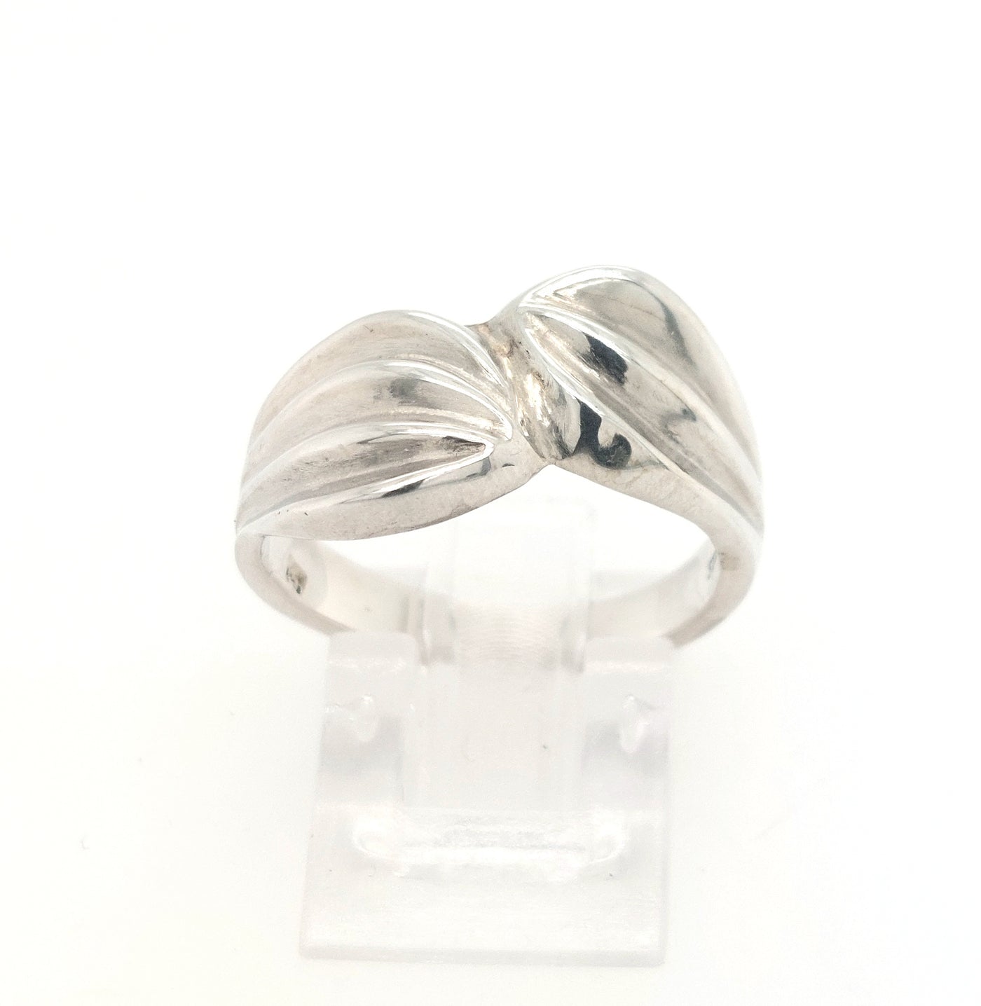 SS Lady's "Sweep" Ring Size:8.50