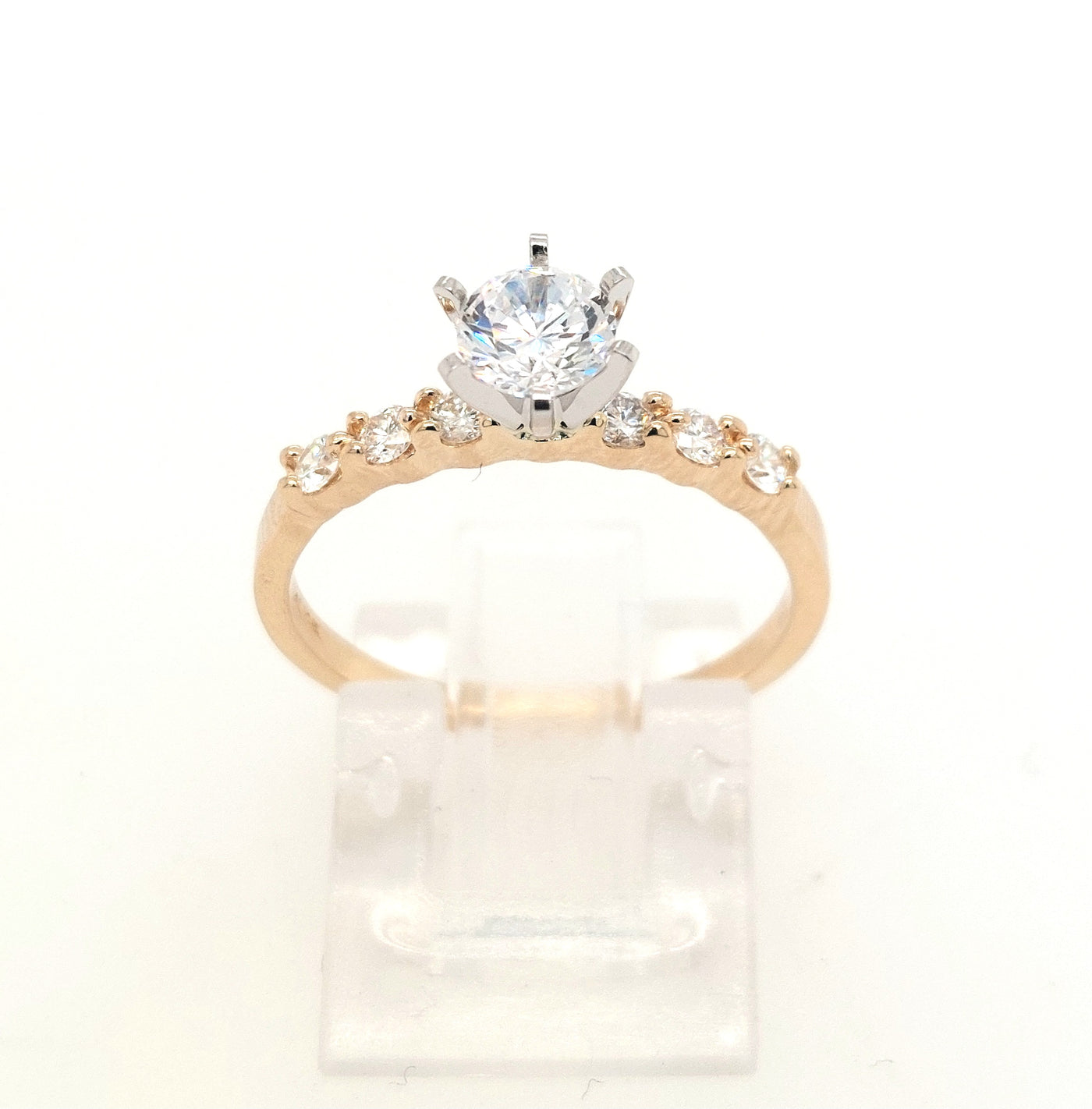 14KY Diamond Semi-Mount Engagement Ring (Size 7)