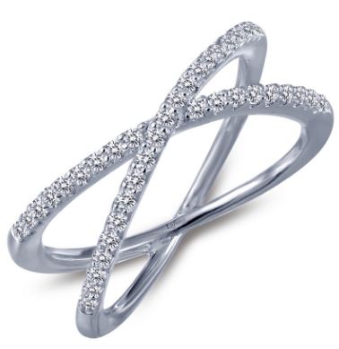 SS Lafonn Lassaire Criss-Cross Ring