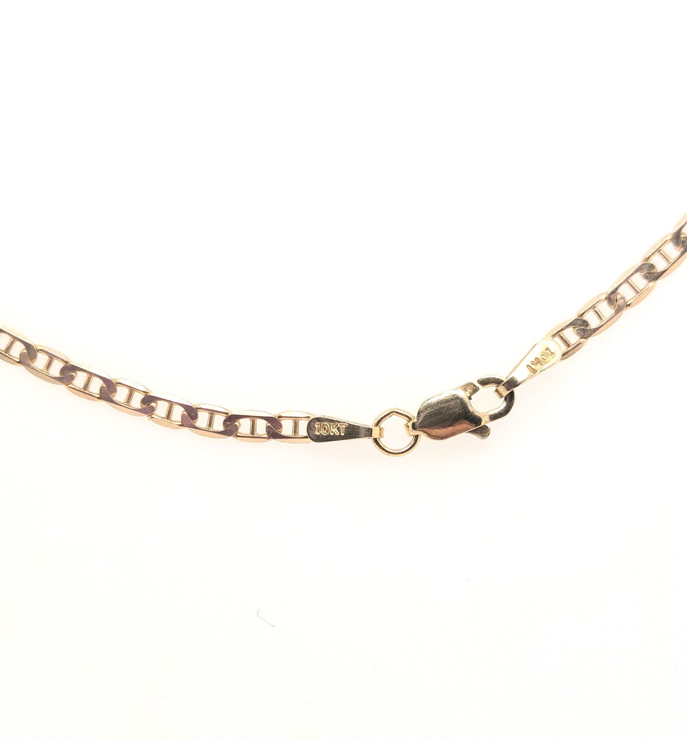 14KY 3.3mm Anchor Link Bracelet 8.25 inch