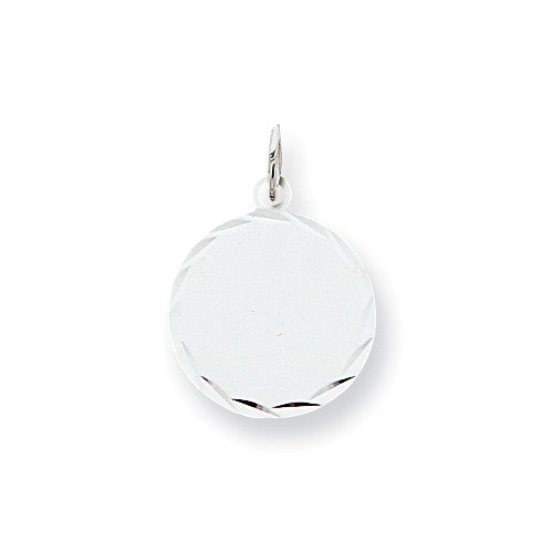 Sterling Silver Disc Charm