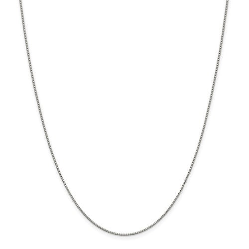 Sterling Silver .9mm Box Chain 22in