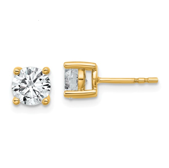 14KY 1.50ctTW Certified F/VS Lab Grown Diamond Studs