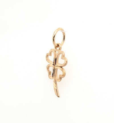 14KY 4 Leaf Clover Charm