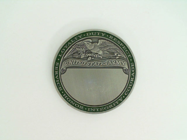 Silver Tone Army National Guard Challenge Coin