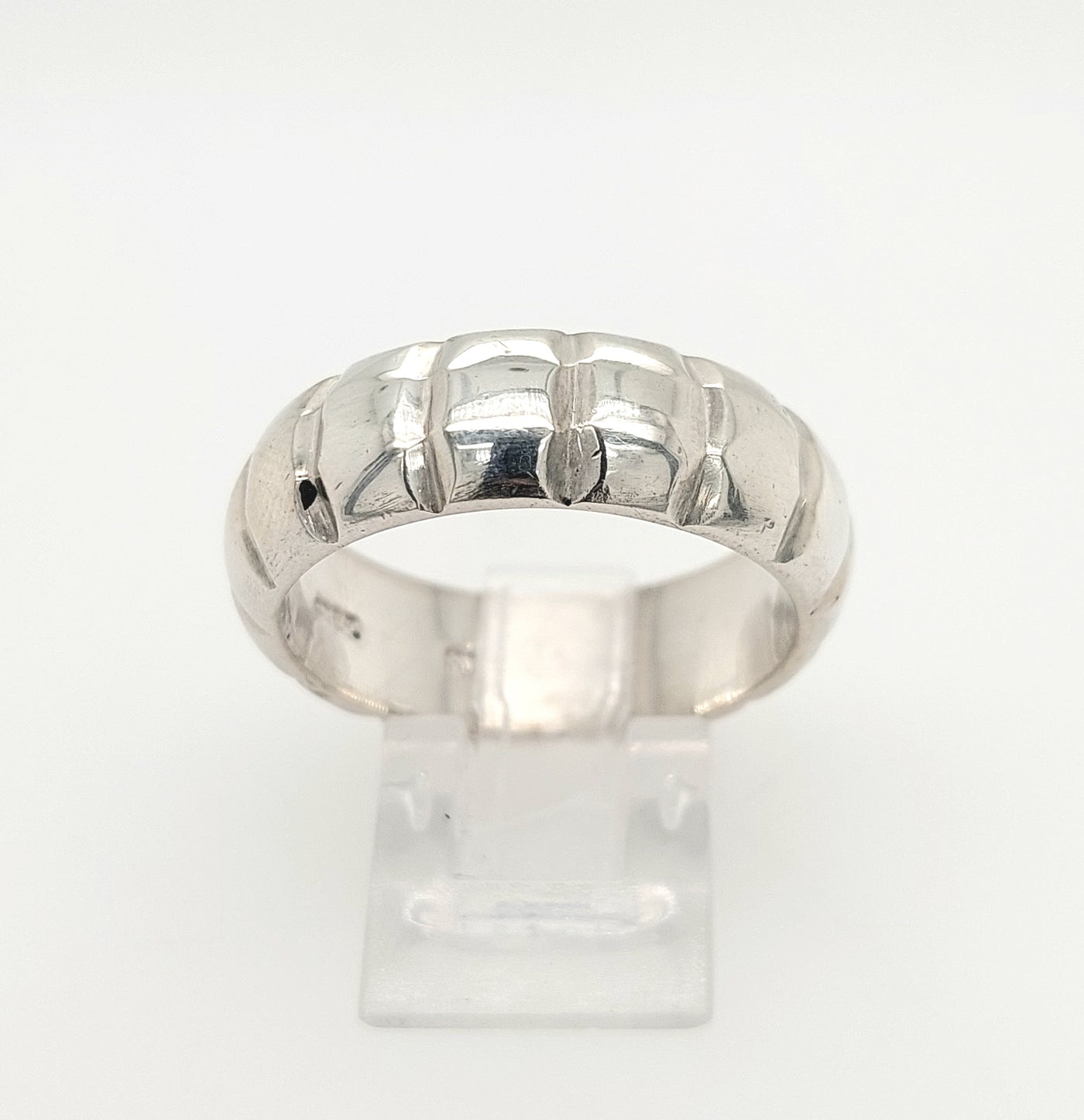 SS Domed Section Ring Size:11.75