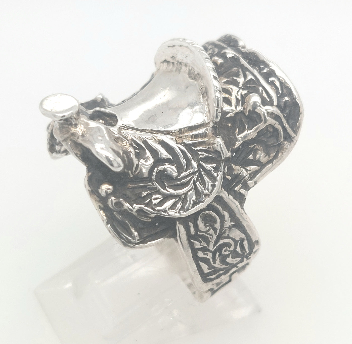 SS Gent's Rodeo Western Saddle Ring Size:10.50